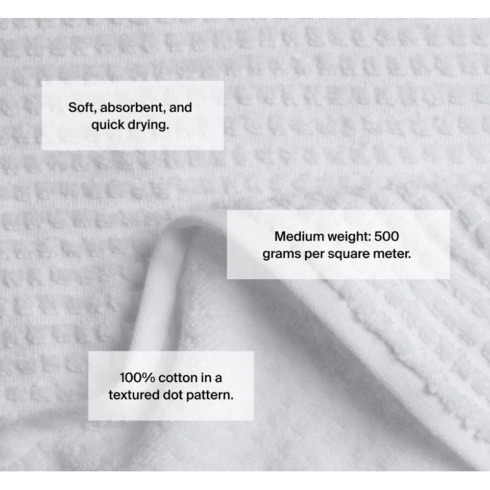 Parachute Bath Towel Terry Dot White - Target - Picture 2 of 7